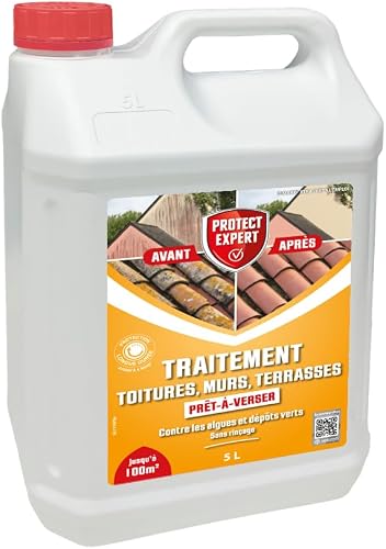 Expert Traitement Anti Algues & Lichens Terrasses Toitur Protect