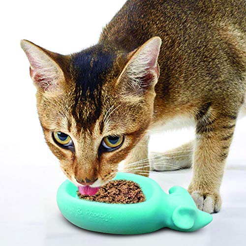 SPOT Doc & Phoebe's The Wet Feeder für Katzen | Tierarzt entworfene, interaktive Feederspielzeug-Maus für Katzen | Fördert gesunde Essgewohnheiten