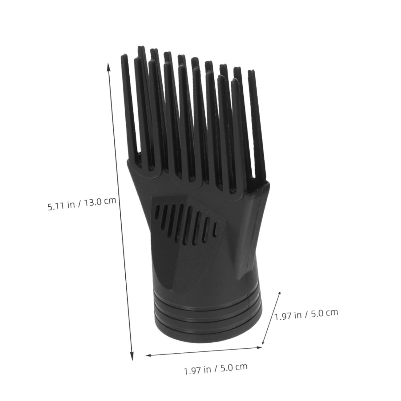 FRCOLOR Hair Dryer Comb Attachment 10-Piece Set Professional Blow Dryer Nozzle for Straightening Easy to Use