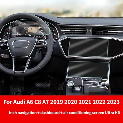Film protection TPU Audi A6 C8 console centrale anti-rayures - 3