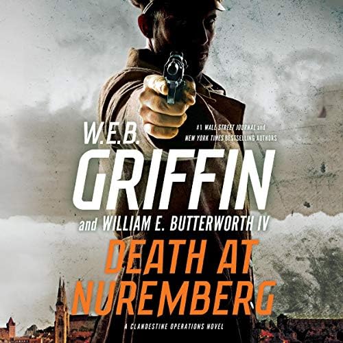 Page de couverture de Death at Nuremberg Audiobook by William E. Butterworth IV W.E.B. Griffin