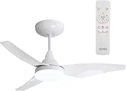 Ventilador de Teto Aliseu Mestre Branco Bivolt com Controle Remoto