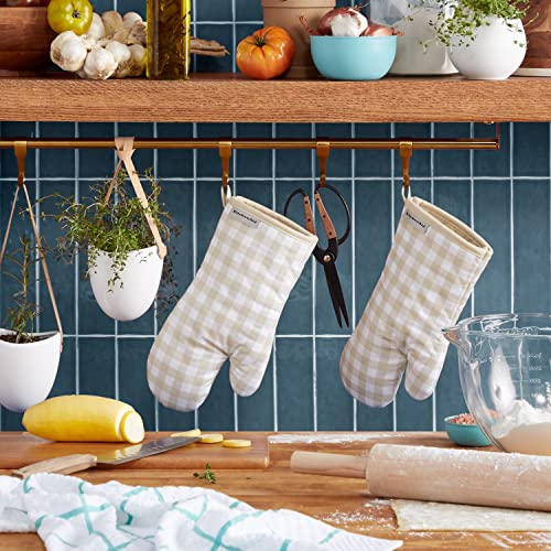 Kitchenaid O2017474TDKA 1BN Gingham Oven Mitt 2-Pack Set thumb #1