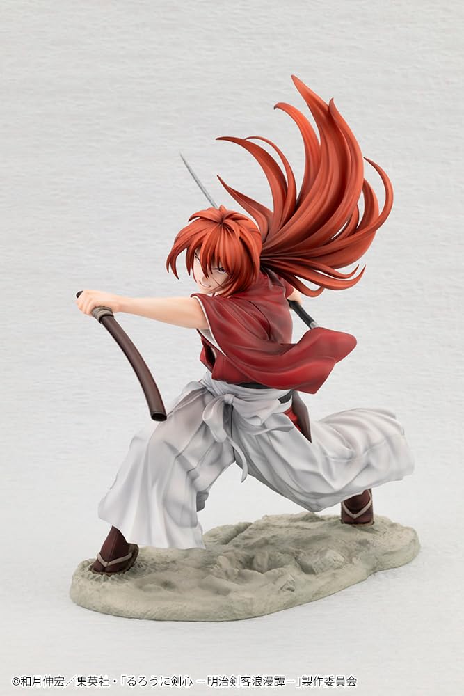 KOTOBUKIYA ARTFX J Himura Kenshin Maßstab 1/8 PVC bemalte komplette Figur