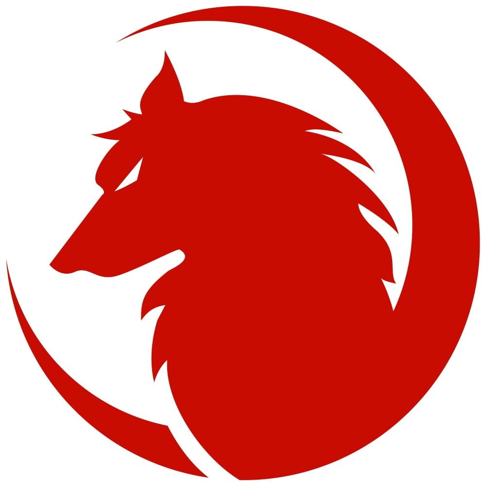 Amazon.co.jp: [Sticker shop Crescent] ウルフ ステッカー 02