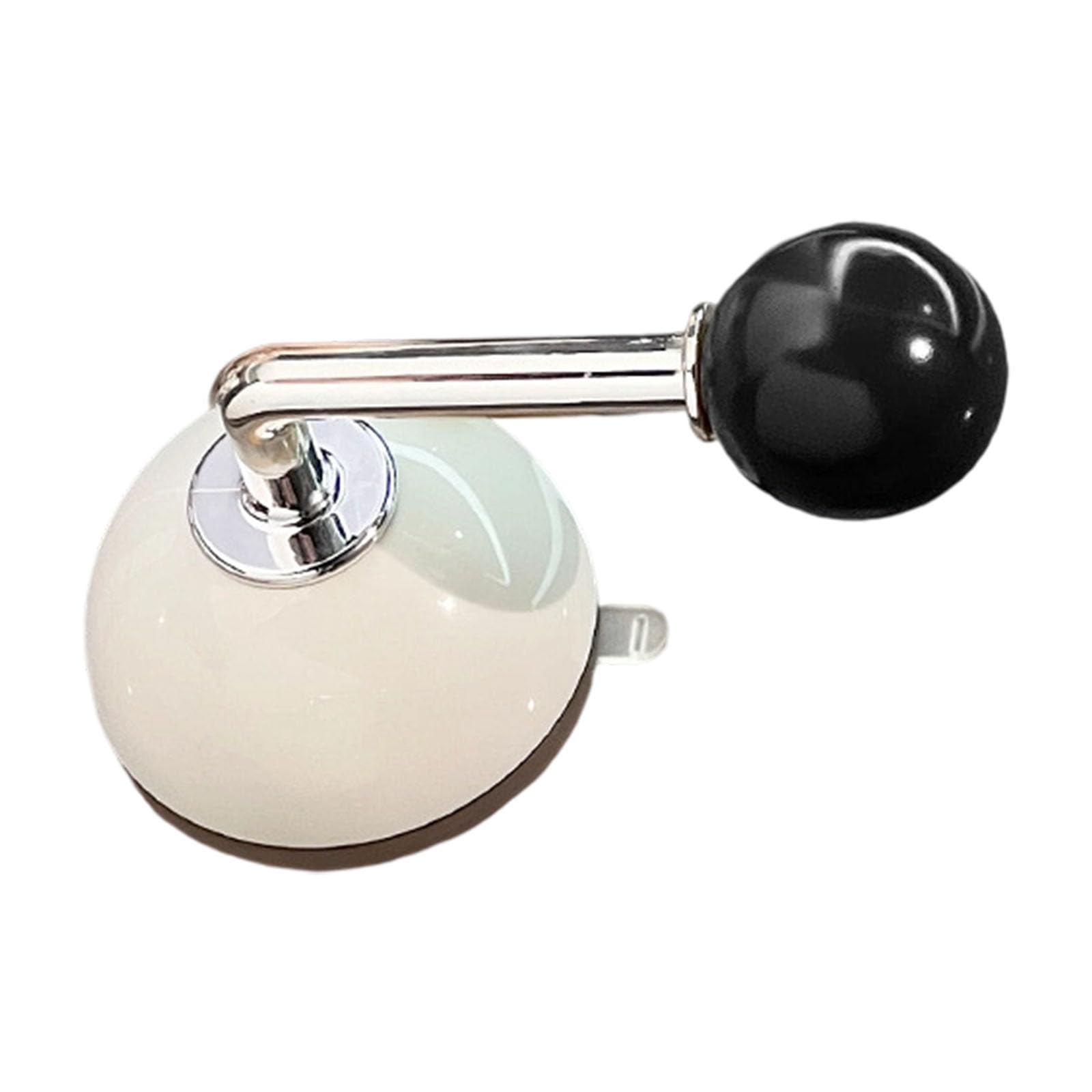 Tertioi Black Ball Model 1P Quick Install Adhesive Hook Wall Hook Home Organization Bathroom Kitchen Use Rustproof Adhesive Wardrobe Pull