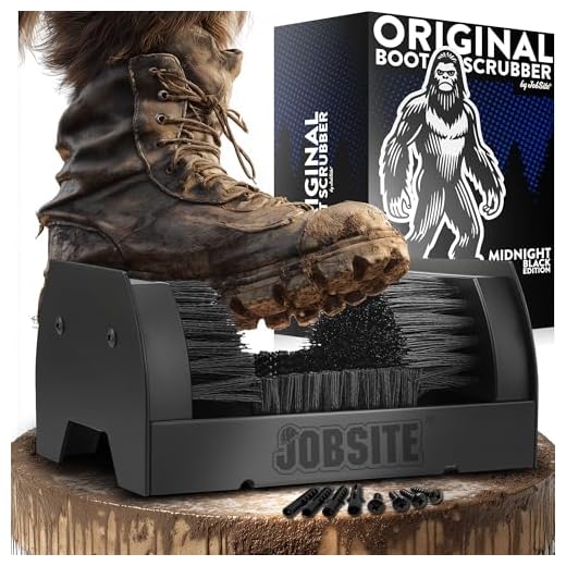 Best way to clean garage floor without pressure washer Midnight Black Boot Scrubber Brush