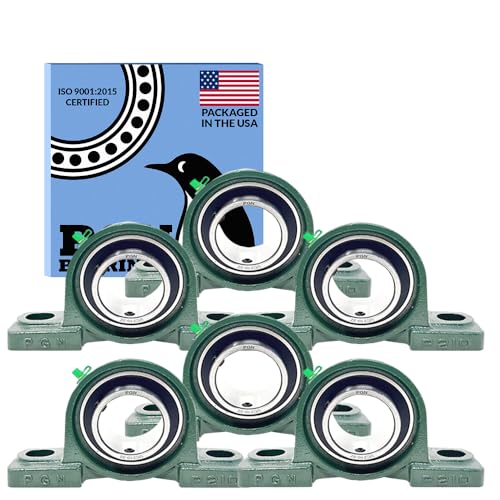 PGN UCP210-32 (6 Pack) Pillow Block Bearing - 2" Bore Self-Aligning
