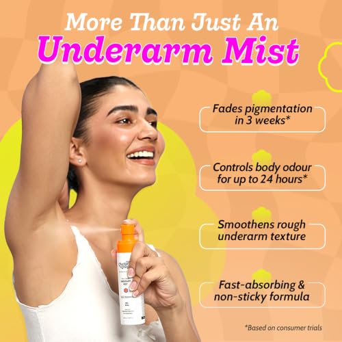 Image of Chemist at Play Exfoliating Underarm Mist | For Pigmentation & Odour Control | 10% AHAs & 2% Niacinamide | pH 4-4.5 Optimised | Promotes Even-Toned Underarms | Non-Sticky & Fast Absorbing | 100 ml