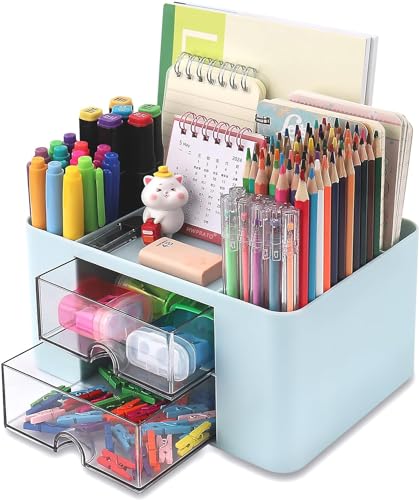 KAHEIGN Desk Organiser with 2 Drawers