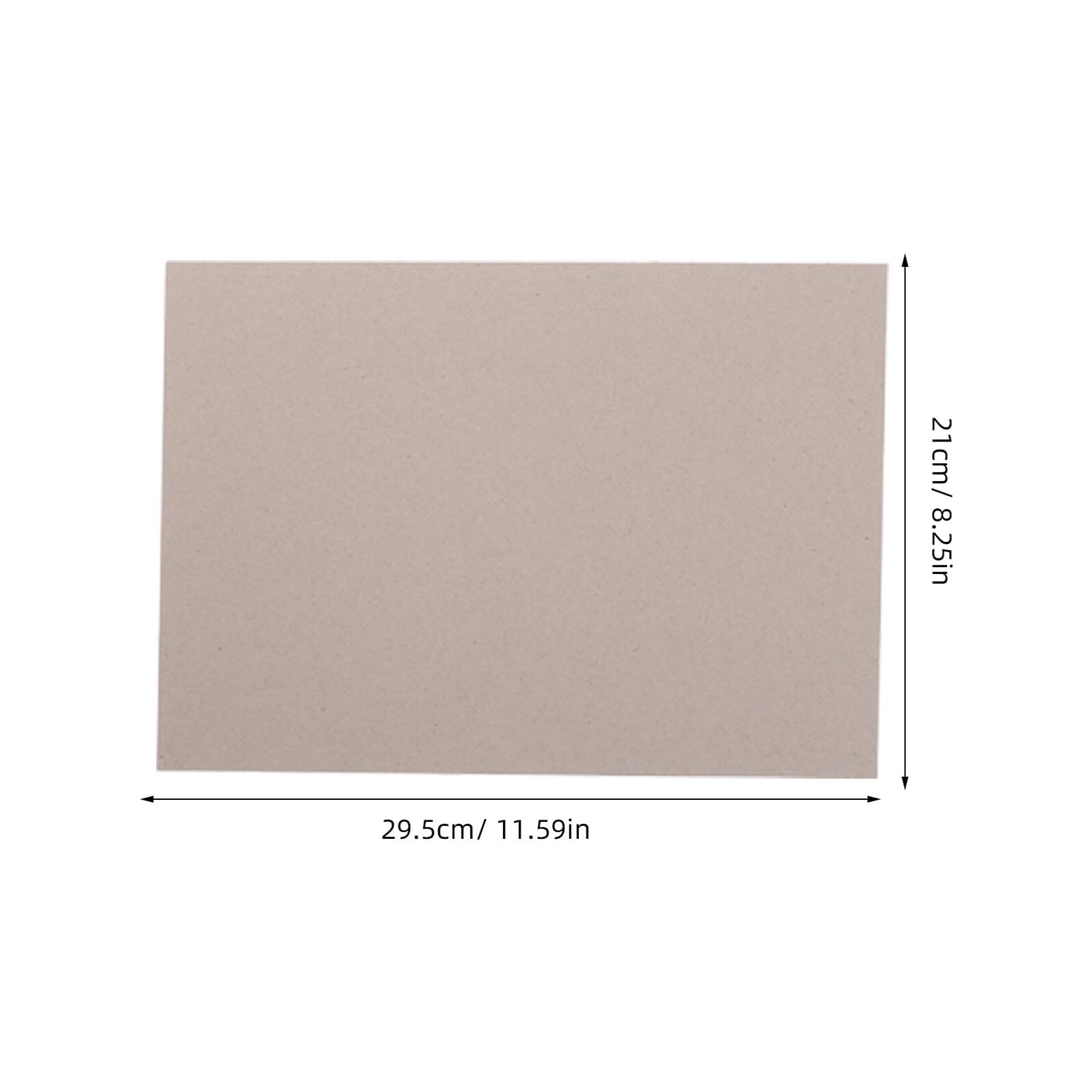 HEALSOPTHY 20 Pezzi Cartoncino Grigio Spesso per Rilegatura Libri e Scrapbooking Supporto Resistente per Progetti Te e Copertine Artigianali