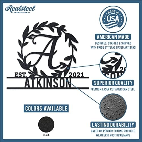 RealSteel-Personalized Metal Wall Art-Decorative Wreath