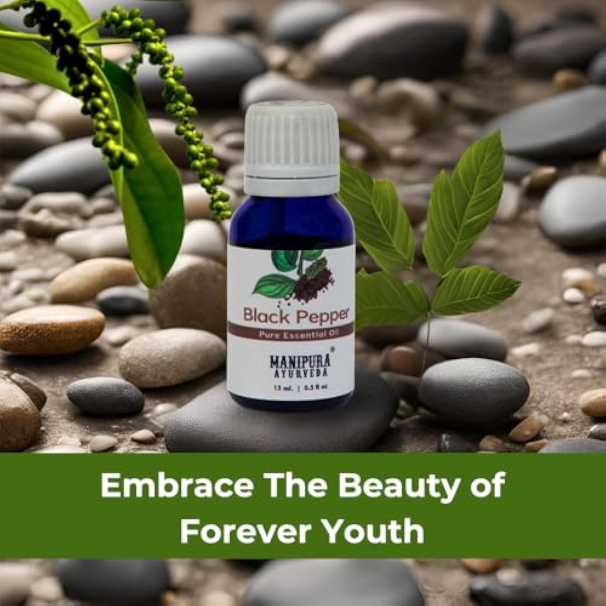 Black Pepper & Chamomile Essential Oil Combo Pack, 100% Pure
