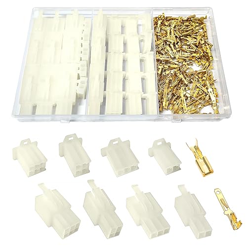YIXISI 190 PCS 2.8mm 2 3 4 6 Pin Automotive Electrical Wire Connectors Kit