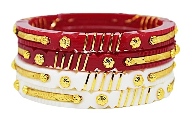 See full amazon price history chart for BOVZEN Gold Plated Acrylic Shakha Pola Multicolor Bangle Set Pack of 4 (2-2) BOVZEN Gold Plated Acrylic Shakha Pola Multicolor Bangle Set Pack of 4 (2-2) (B0B5RY5RYF) Amazon Price History, Amazon Price Tracker