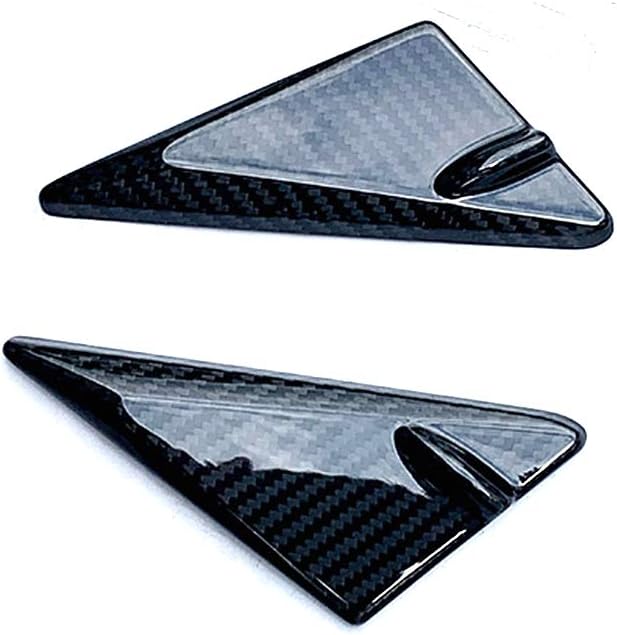 New Carbon Fiber Front Window Triangel Covers Compatible with Lexus RC RC350 RC300h 2014-2018 (One Set)