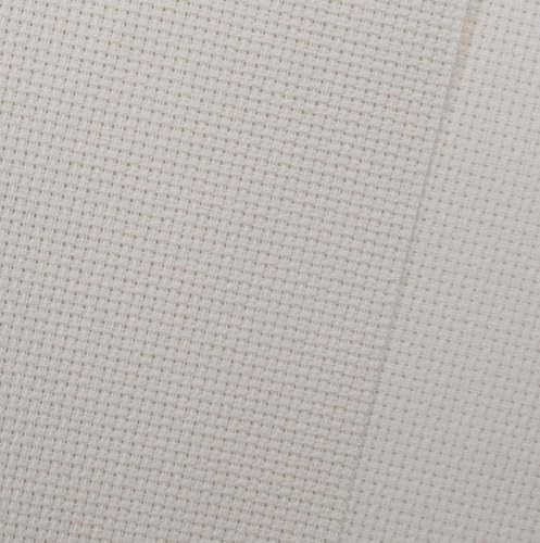 Image of KCS 16CT Counted Cotton Cross Stitch Aida Cloth Fabric (59 inch x 1 Yard,Ecru)