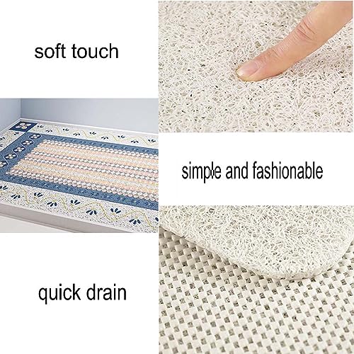 Tapis de douche en luffa à texture douce et séchage rapide de qualité supérieure - 4