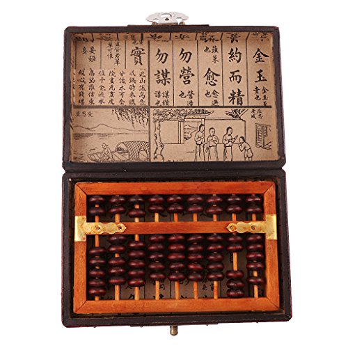 Boulier arithmétique chinois en bois pour progresser en calcul mental