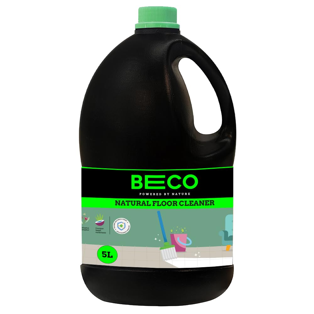 Beco Natural Floor Cleaner Liquid, 5L | Coconut & Plant Based, Kills Germs, No Chemicals, ECOCERT Certified, IFRA Approved-image-35