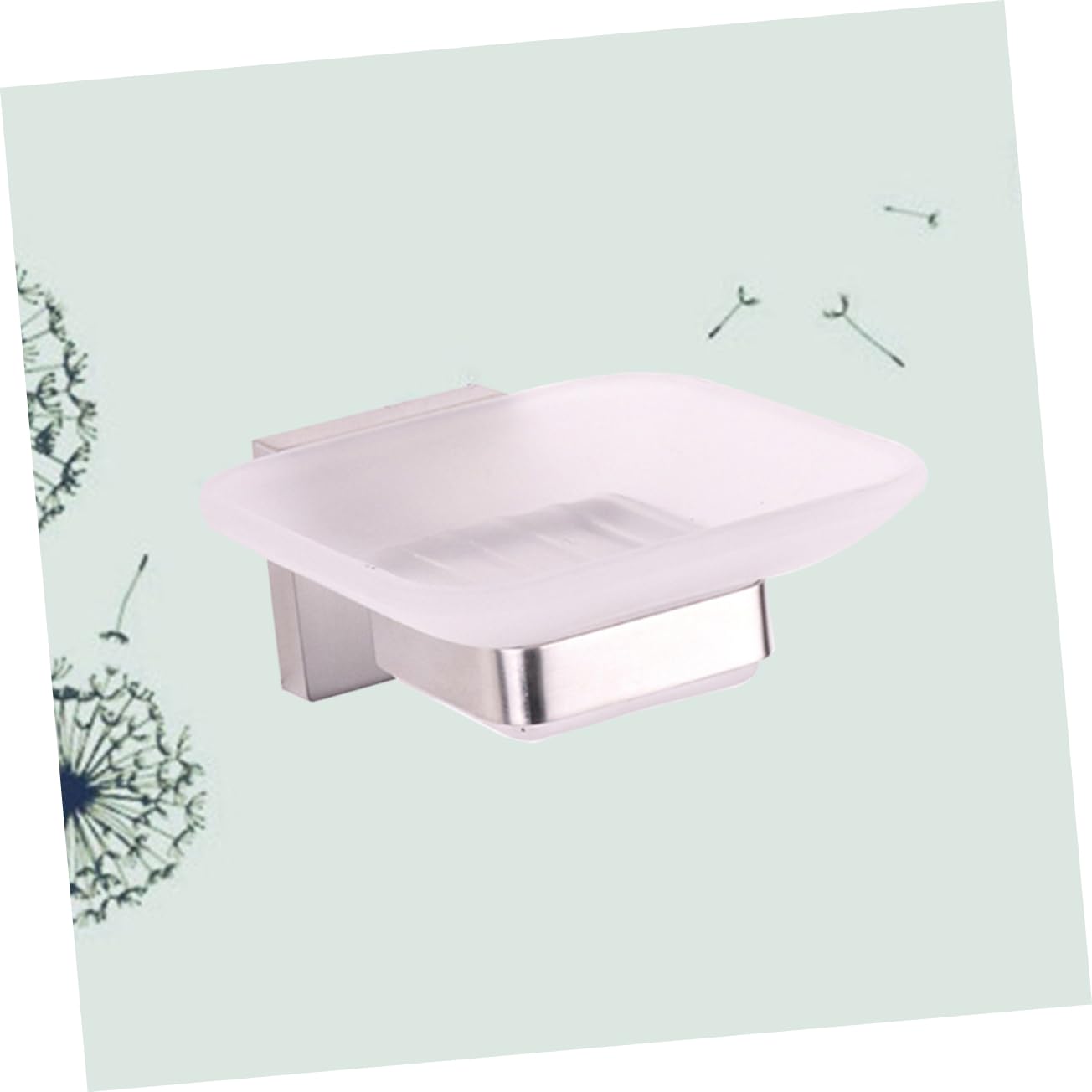 CAXUSD Stainless Steel Brushed Wall Mount Soap Holder Bathroom Soap Dish Soap Tray Soap Organizer for Sponge and Soap Storage Bathroom Accessories - Image 3