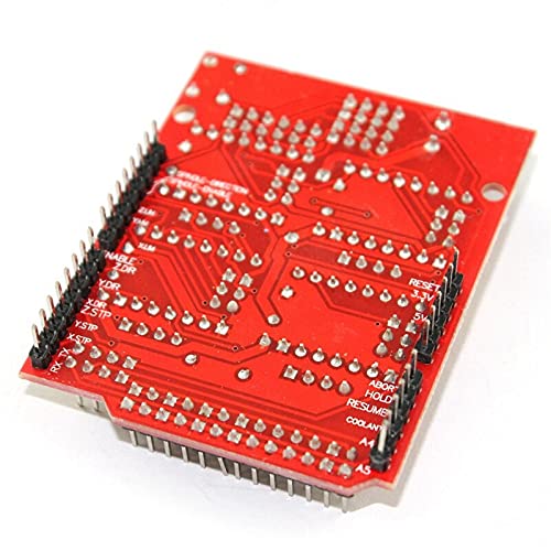 Lysee 3D Printer Parts & Accessories - V3 Engraving Machine Expansion Board + Drv8825 Driver with Heat Sink for 3D Printer - (Color: As Shown)