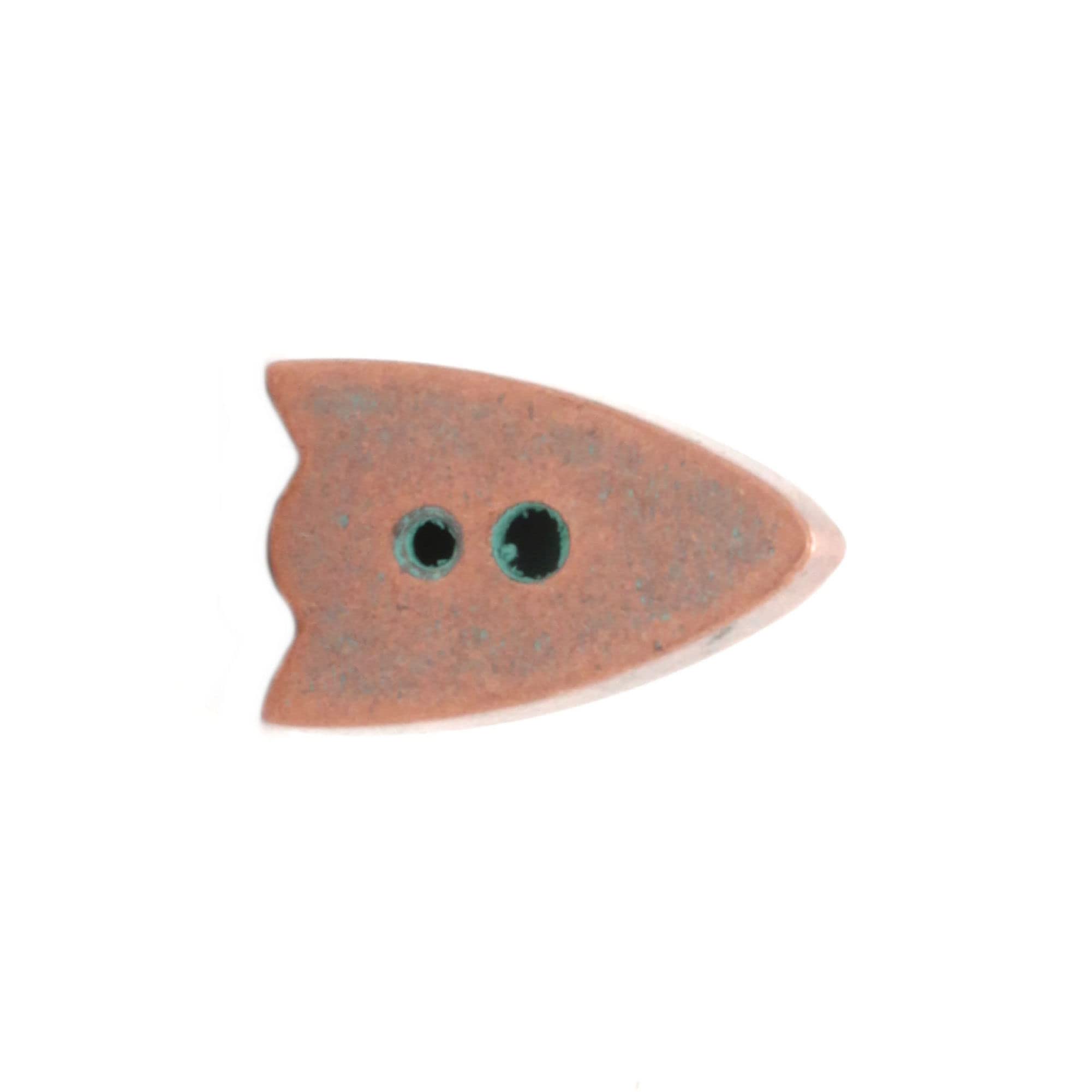 Stecksstore Dual Cactus Belt Buckle Tip Copper Patina Plate 3/4