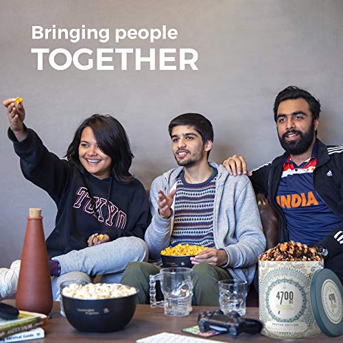 Image of 4700BC Gourmet Popcorn, Mocha Walnut Chocolate, Tin, 375g