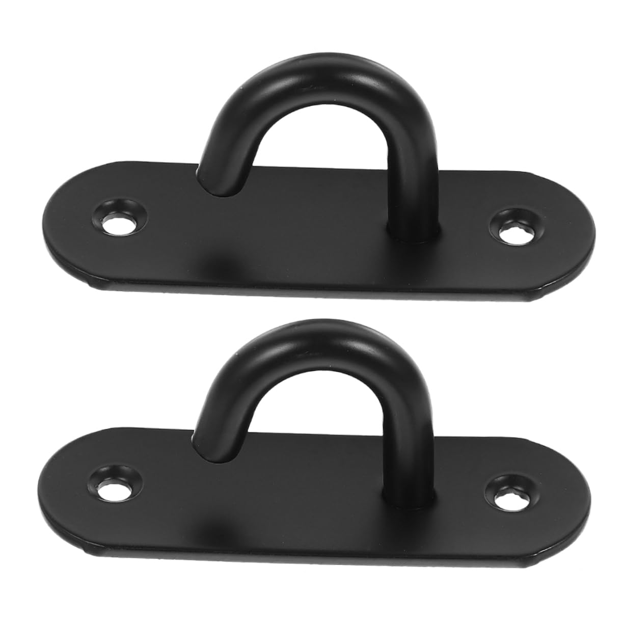 Sosoport Ancla De Ejercicio De Pared Cuerdas Ganchos De Alambre Ganchos En S para Colgar Bar Colgante Manijas De Bandas De Resistencia Manos Black Acero Inoxidable 304