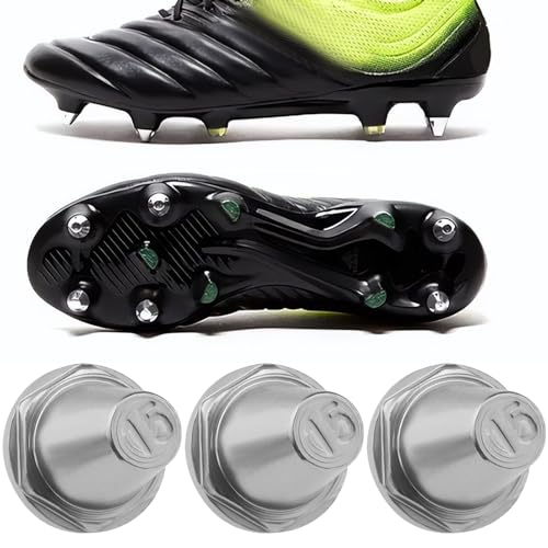 12Pcs Football Shoe Studs Replacement Compatible with Nike Compatible with Puma Compatible with New Balance Aluminium Alloy Football Studs3