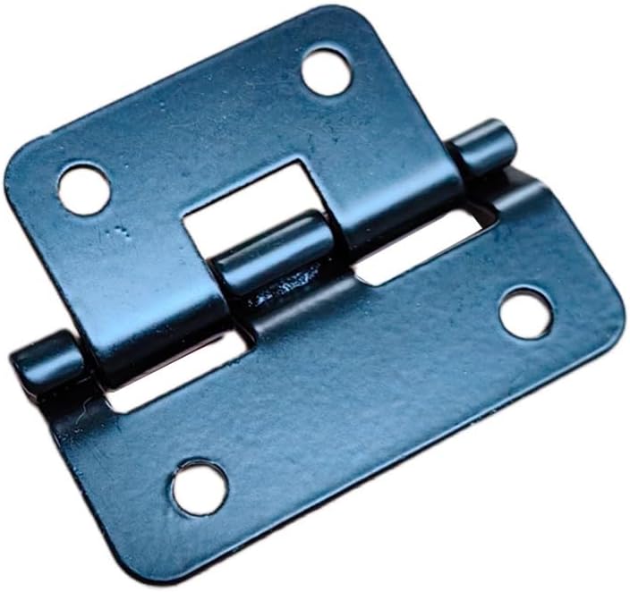Detachable Hook Off Hinge for Instrument Cases Flight Case, Iron Metal Black Hardware for Furniture Cabinet Door Wardrobe, 56x30.5x43.5mm