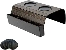 Porta Copos E Controle Remoto Para Braço de Sofá