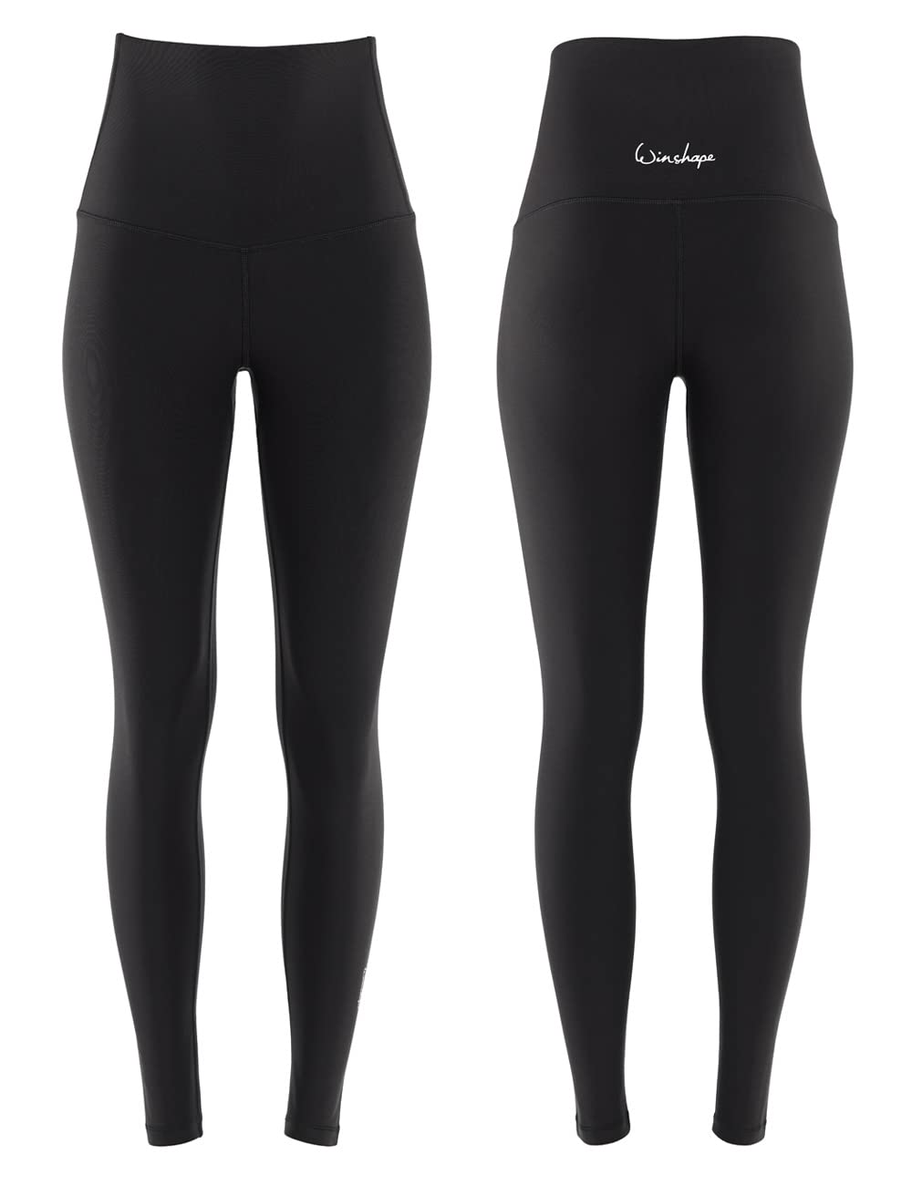 WINSHAPE Women's Hwl112c Functional Comfort Tights High Waist Leggings, Black, XS