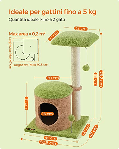 FEANDREA Albero per Gatti WhimsyWonders