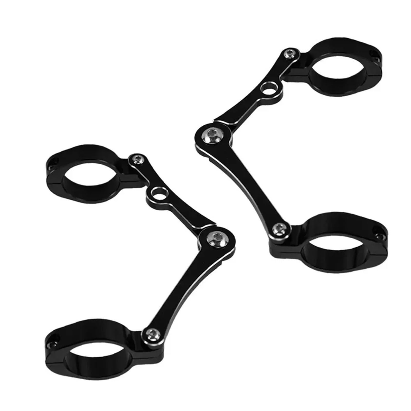 Geardrivex One Color Headlight Bracket Motorcycle Universal 39Mm-41Mm Headlight Fork Tube Bracket Mount Clamp Holder Black Fit For Harley Sportster Xl