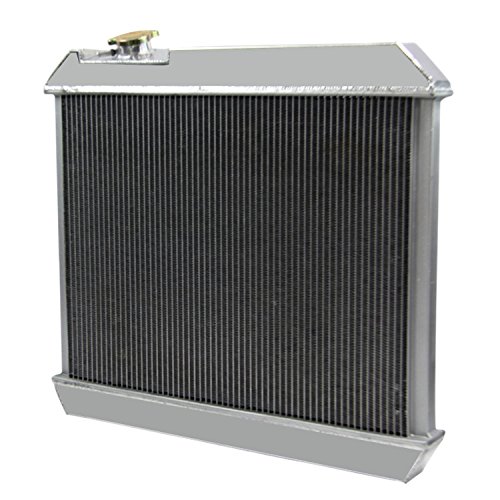 OzCoolingParts 61-66 Chevy GMC C/K-Series Radiator, 4 Row Core Aluminum Radiator for 1961-1966 1962 1963 64 65 Chevy GMC C/K 10 20 30 Trucks Suburban Pontiac Olds V8 - Thumbnail 4