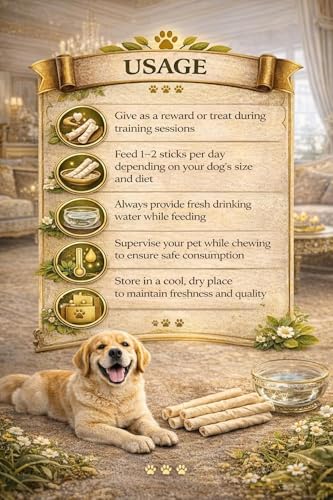 Image of ADB Creations Dog Food Chew Stick Milky Rawhide Calcium Twisted Munchie Treats Nutritional Benefits Strengthen Bones and Teeth for All Breeds Dogs and All Life Stages (200 gram)