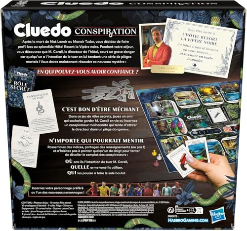 Cluedo Conspiration Hasbro Le Jeu - vue 4