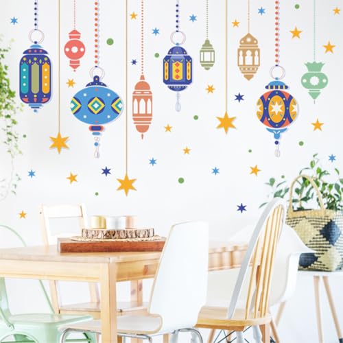 Vinilo decorativo de pared linterna estrella VICASKY miniatura 5