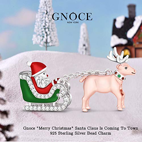 Image of GNOCE Christmas Charm Sterling Silver Pendant Bead