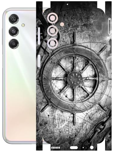 Image of AtOdds - Full Body Back Screen Guard Protector Film - Lamination Wrap Skin Sticker Compatible with Samsung Galaxy M34 (5G) | Scratchproof Matte Finish (Voyage)