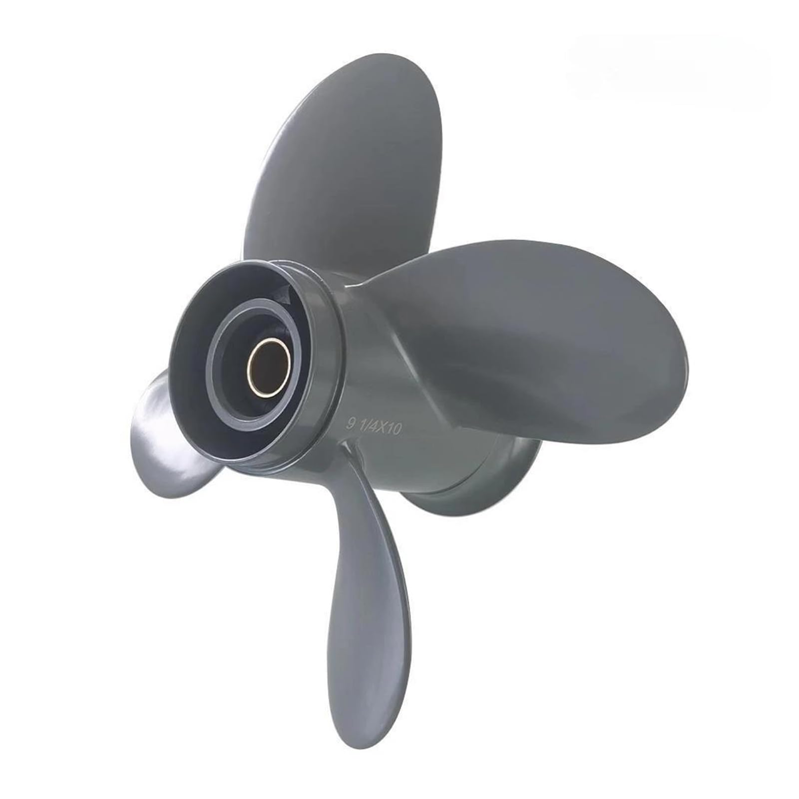 Elica fuoribordo in Lega di Alluminio a 4 Pale per 8-20HP 9 1/4X9 a Quattro 1/4X10 1/4X11 8 Denti scanalati Kit Elica Fuoribordo