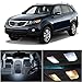 LEDpartsNOW 2011-2014 KIA Sorento LED Interior Lights Accessories Replacements Package Kit (11 Pieces), WHITE