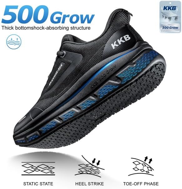 Men's Non Slip Work Shoes Waterproof Slip-On Sneakers for Kitchen Restaurant Chefs Nurses with Arch Fit Support Orthopedic - Image 3