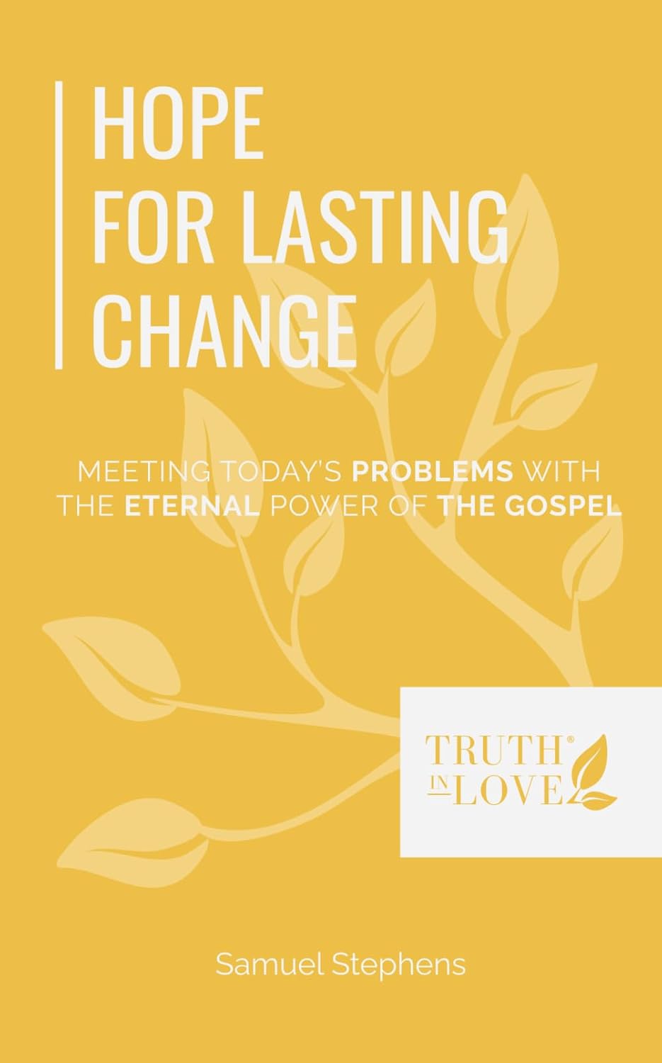 Hope for Lasting Change: Meeting Today's Problems with the Eternal Power of the Gospel (Biblical Solutions Series)