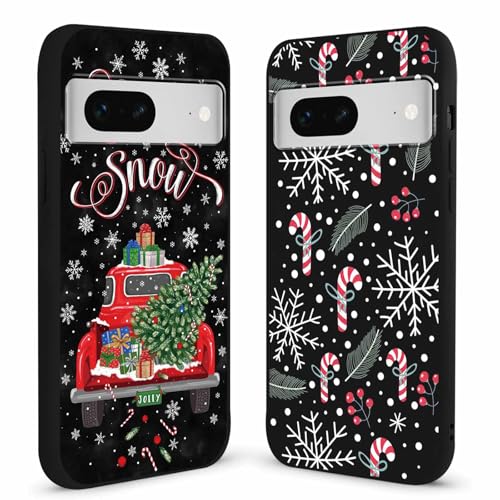 Yomjew Frohe Weihnachten Handyhülle für Google Pixel 7 5G 16 cm (6,3 Zoll), süßes Weihnachtsbaum-Muster, Weihnachten, Auto, LKW, Süßigkeiten, Dekoration, stoßfest, weiche TPU-Hülle für Mädchen und Yomjew Frohe Weihnachten Handyhülle für Google Pixel 7 5G 16 cm (6,3 Zoll), süßes Weihnachtsbaum-Muster, Weihnachten, Auto, LKW, Süßigkeiten, Dekoration, stoßfest, weiche TPU-Hülle für Mädchen und