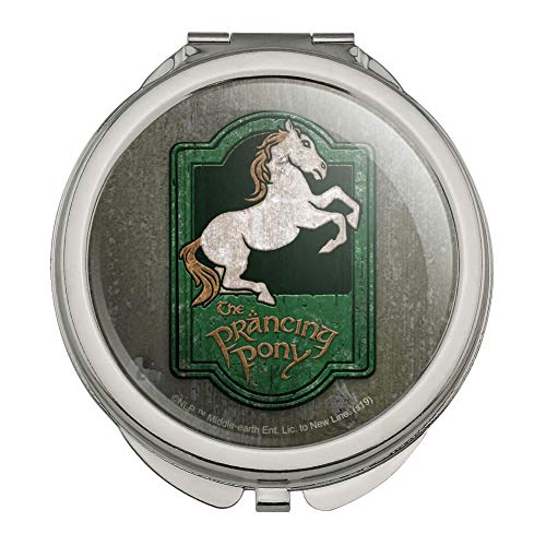 THE LORD OF THE RINGS The Prancing Pony Compact Travel Purse Handbag Makeup Mirror