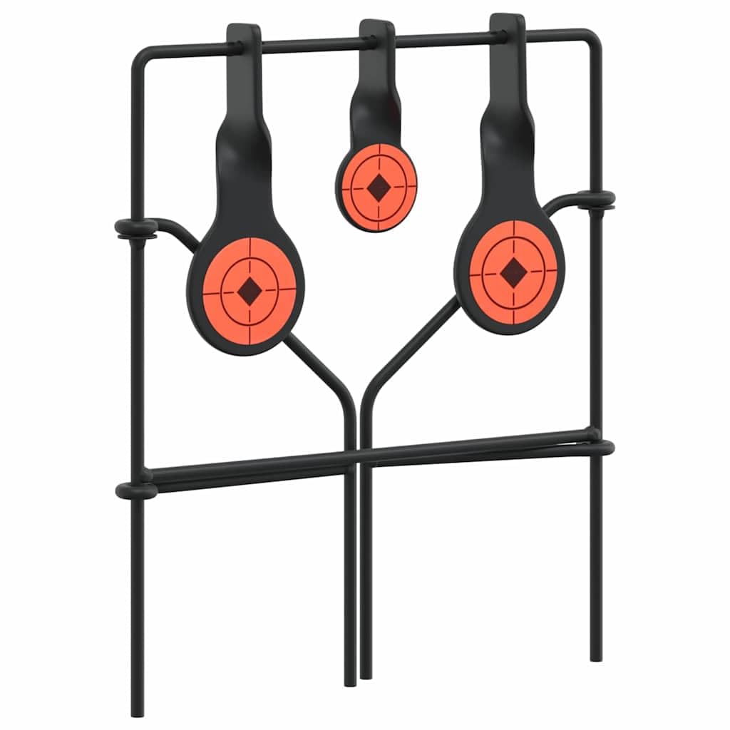 Generico Bersaglio Che Si ripristina Nero 26 x 13 x 31 cm Acciaio,Articoli Sportivi,Ricreazione all'aperto,Caccia e tiro a Segno,Accessori per tiro a Segno e poligono,Bersagli-42013602
