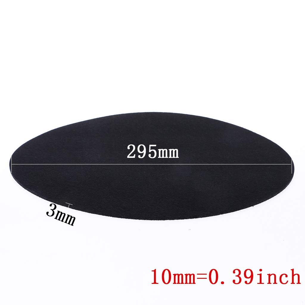 Felt Turntable Platter Mat Slip Mat Audiophile 3mm Thick for Record Repairing Parts