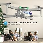 Drone With Camera 1080P for Kids And Adults, RC Quadcopter with Altitude Hold, Mini Drone With One Key Start, Waypoint Fly, Headless Mode, 3D Flip, 3 Speeds, Remote Control Drone for Beginners - Image 2